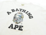 アベイシングエイプ A BATHING APE Floral Camo Teeフローラル カモTシャツ 001TEK801036M Tシャツ ホワイト Mサイズ 103MT-3083