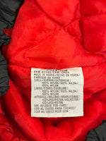 US US古着 Chicago Bulls シカゴ ブルズ 中綿ジャケット 赤 黒 ジャケット ブラック 101MT-5390