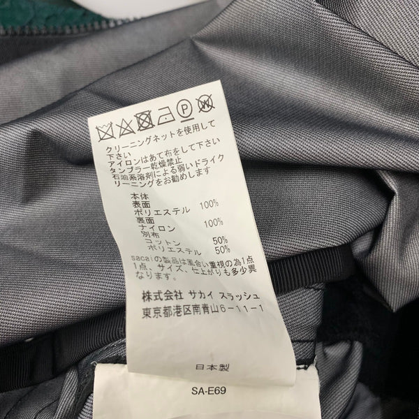 サカイ sacai 18ss テキストプリントスカート 18-03573 スカート ブラック 201LB-97