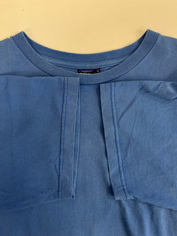 パタゴニア PATAGONIA 90s 90年代 雪なしタグ 生態系プリント USA製 アメリカ製 青 vintage ヴィンテージ XL Tシャツ ブルー LLサイズ 101MT-4716
