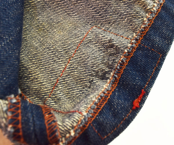 リーバイス Levi's RED リーバイスレッド 初期 2004年製 1st COAT DENIM COVERALL デニム カバーオール サック  MADE IN TUNISIA WPL-423 ジャケット ブルー Sサイズ 103MT-2245