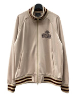 ステュディオ・ダ・ルチザン STUDIO D'ARTISAN TRUCK JACKET DIRTY JEANS トラック ジャケット ダブルジップ 刺繍 ジャージ アウター 薄茶 9879 ジャージ ロゴ ベージュ 2XLサイズ 104MT-1961