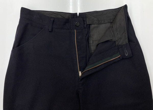 ミリタリー Military 50s 50年代 アメリカ軍 US NAVY ウールパンツ ワイドパンツ セーラー Vintage ヴィンテージ 紺 無地 スラックス ネイビー 104MB-376