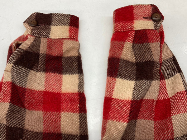 ヴィンテージ vintage 40's～ 40年代 Shanhouse ブロックチェック ウール カバーオール スポーツジャケット アウター片ツメ CROWN バネクラウン  サイズ不明 ジャケット チェック マルチカラー 104MT-1042