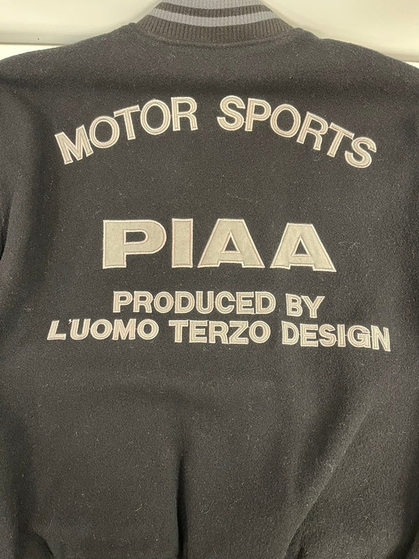 ピア PIAA レーシング スタジャン ジャケット バイカー ツーリング 黒 ジャケット ブラック フリーサイズ 101MT-5283