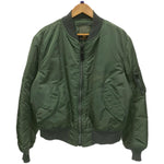 アルファ インダストリーズ ALPHA INDUSTRIES MA1 ジャケット グリーン Lサイズ 201MT-4664