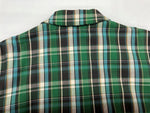 キス KITH 23SS PLAID INITIAL プレイド イニシャルK ライトアウター フロントボタン スナップボタン ステンカラー GREEN 緑 23-011-060-0007-1-0 ジャケット チェック グリーン Mサイズ 104MT-1903