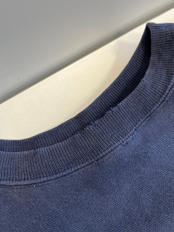 チャンピオン Champion 90s～ ヴィンテージ vintage 刺繍タグ リバースウィーブ REVERSE WEAVE US古着 カレッジプリント ラバー ひび割れ XL スウェット ネイビー LLサイズ 101MT-4947