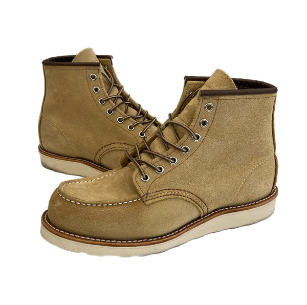 レッドウィング RED WING 6`CLASSIC MOC 6インチクラシックモックトゥ 8833 メンズ靴 ブーツ ワーク ベージュ 26cm 101sh-1993