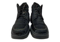 バッファロー Buffalo LACEUP BOOTS レースアップ ブーツ ハラコ 厚底 黒 5927 メンズ靴 ブーツ その他 ブラック サイズ 41 104S-1075