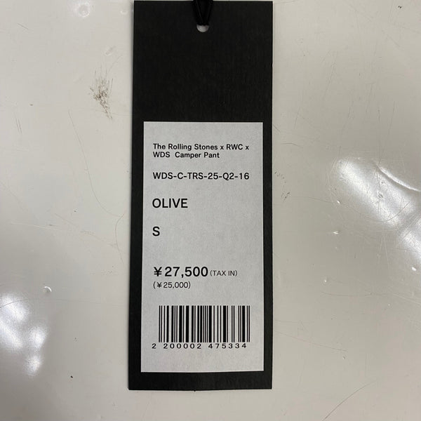 ウィンダンシー WIND AND SEA ザローリングストーンズ x RWC キャンパー パンツ The Rolling Stones x RWC Camper Pant スウェット WDS-C-TRS-25-Q2-16 ボトムスその他 グリーン Sサイズ 201MB-1137