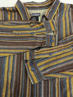 パタゴニア PATAGONIA 00s 00's 2000年代 Rhythm Full-Zip Shirt リズムフルジップシャツ ストライプ ヴィンテージ XL 長袖シャツ マルチカラー 101MT-5111