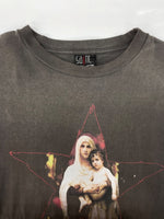 セントマイケル SAINT MICHAEL 23SS SS TEE / STAR MARIA マリア Tシャツ ダメージ加工 エイジング 半袖  SM-S23-0000-007 Tシャツ プリント グレー Lサイズ 104MT-2006