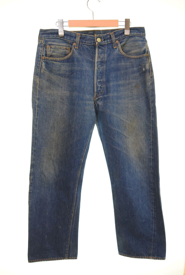 リーバイス Levi's 70's 501 66 Single 66前期 74年製 ボタン裏 6 VINTAGE ヴィンテージ スモールe デニム ブルー W36L30 103MB-574