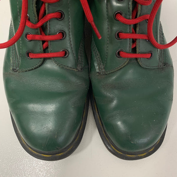ドクターマーチン Dr.Martens イングランド製 1490 10ホール メンズ靴 ブーツ その他 グリーン UK9サイズ 201-shoes1464