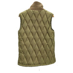 ウェストライド WESTRIDE キルティングベスト ベスト グリーン Mサイズ 201MT-4243