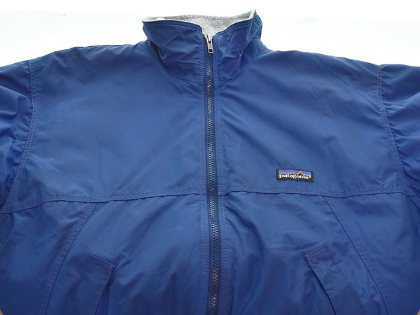 パタゴニア PATAGONIA USA製 90s シェルド シンチラ ナイロン フリース ジャケット ジャケット ブルー SSサイズ 103MT-3216