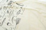 US US古着 USA製 AQUA IMAGES JON Q WRIGHT ルアー フィッシング アート プリント Tシャツ  46-48 Tシャツ ホワイト 103MT-2064