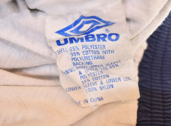 アンブロ UMBRO 90s S.S.LAZIOラツィオ ナイロンジャケット スタジャン ユニフォーム ジャケット ブルー Sサイズ 103MT-3071