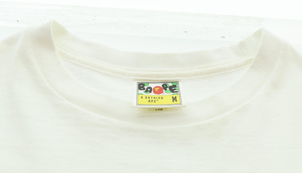 アベイシングエイプ A BATHING APE Floral Camo Teeフローラル カモTシャツ 001TEK801036M Tシャツ ホワイト Mサイズ 103MT-3083