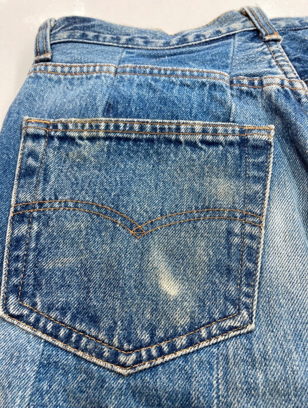 アンユーズド UNUSED 16AW REMAKE PATCHWORK DENIM リメイク パッチワーク デニム 再構築 ジップフライ ズボン パンツ 青 無地 UW0542 デニム ブルー サイズ 2 104MB-141