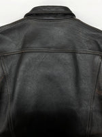 ハイラージレザーズ HIGH LARGE LEATHERS 3rd Type Broken Arrow ブロークン アロー 革ジャン Gジャン ホースハイド バイカー ライダース ジャケット 黒 サイズ36 ジャケット 無地 ブラック 104MT-2224