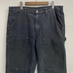 【曜日割引対象外】 カーハート Carhartt ダブルニー ダック ペインターパンツ メキシコ製 ボトムスその他 ブラック 36×36サイズ 201MB-946 VB