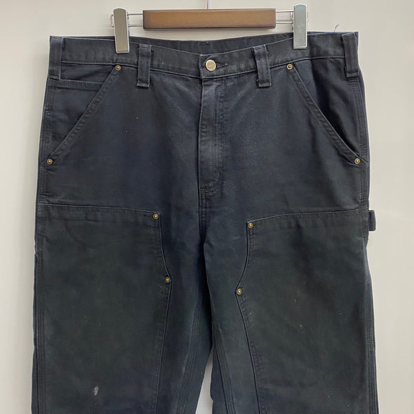 【曜日割引対象外】 カーハート Carhartt ダブルニー ダック ペインターパンツ メキシコ製 ボトムスその他 ブラック 36×36サイズ 201MB-946 VB