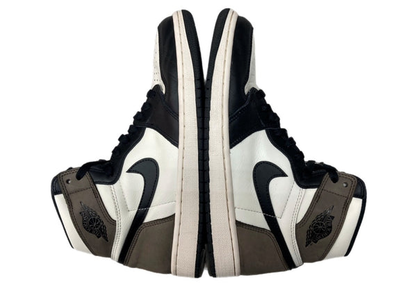 ナイキ NIKE 20年製 AIR JORDAN 1 RETRO HIGH OG MOCHA エア ジョーダン レトロ ハイ ダーク モカ AJ1 白 茶 黒 555088-105 メンズ靴 スニーカー ブラウン 26.5cm 104S-952