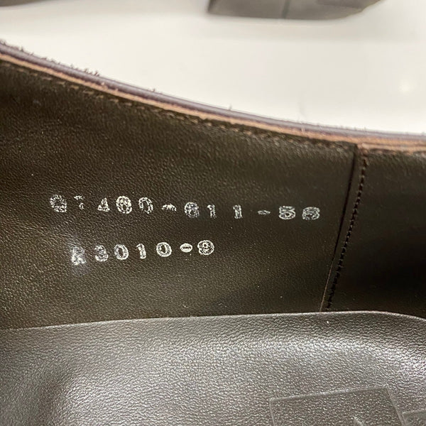 三陽山長 コインローファー R3010-9 メンズ靴 ローファー ブラウン 27.0cmサイズ 201-shoes1245