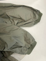 ミカーレミカーレ MICALLE MICALLE チュールドッキング MA-1 ブルゾン デニム 切替 ジャケット カーキ 101LT-178