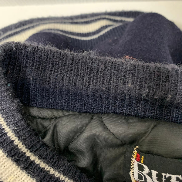 バトウィン BUTWIN スタジャン ジャケット ネイビー Lサイズ 201MT-4372