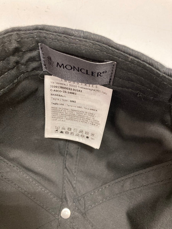 モンクレール MONCLER ハートロゴ ベースボールキャップ 黒 帽子 メンズ帽子 キャップ ブラック 101hat-93