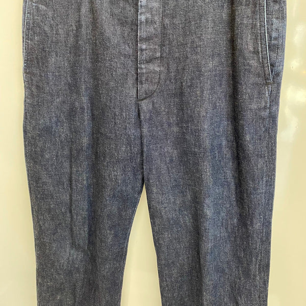 【曜日割引対象外】 アットラスト AT LAST & CO デニム トラウザーパンツ デニム ブルー W32サイズ 201MB-1150 VB