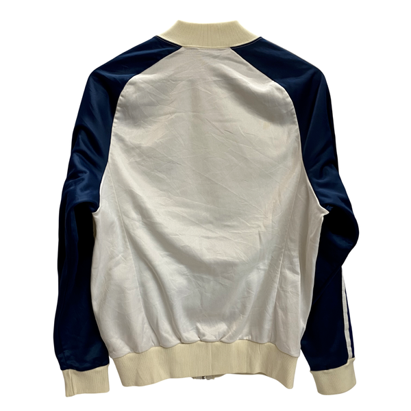 【曜日割引対象外】 アディダス adidas 70's 80's ATP トラックジャケット USA製 ジャージ ホワイト Mサイズ 201MT-4842 VB