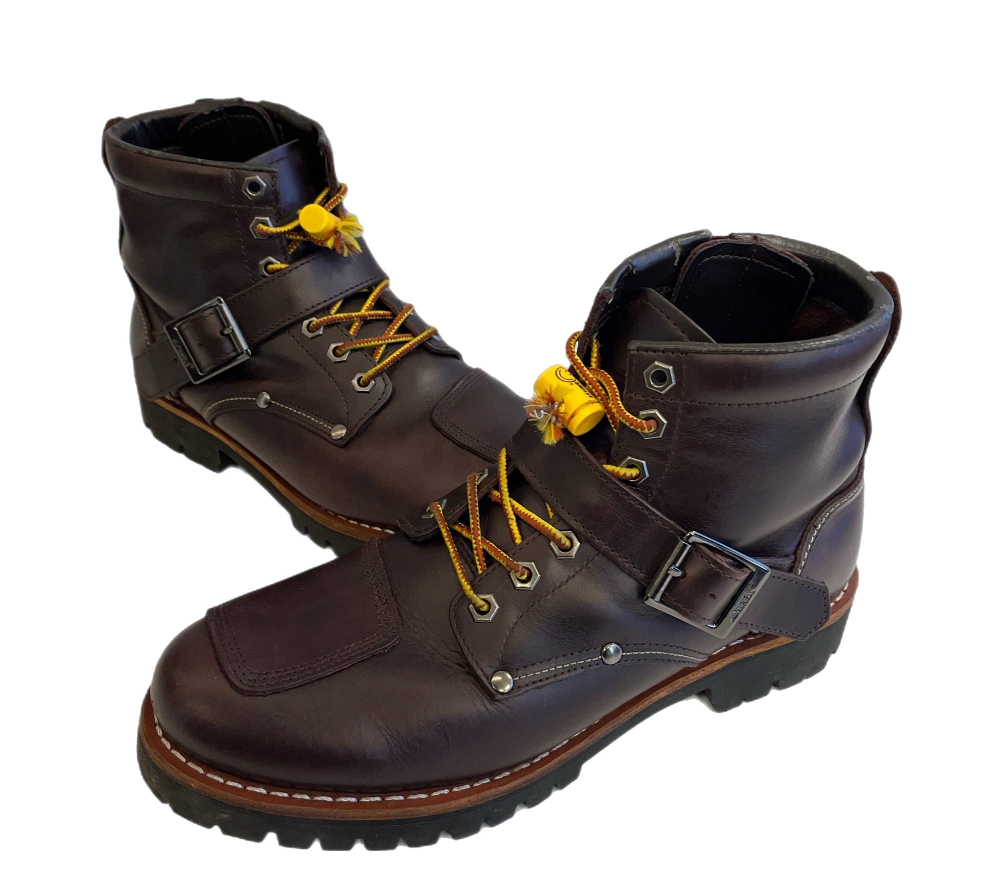 アヴィレックス AVIREX レースアップブーツ 茶 TIGERBOOTS メンズ靴