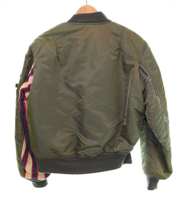 グッドイナフ Goodenough × フィネス FINESSE MA-1 USA製 Alpha 社製 90s 90's 90年代  裏原 98年 ジャケット カーキ Mサイズ 103MT-2955