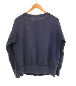 チャンピオン Champion 50's 小文字 ランタグ 茄子紺 FADE フェード ブリティッシュ イングリッシュ ロゴ リブ長 50s 50年代 VINTAGE ヴィンスウェ ヴィンテージ スウェット ネイビー 103MT-3195