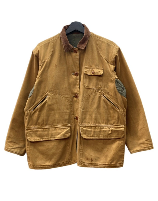 ラルフローレン RalphLauren POLO COUNTRY 80s 90s REVERSIBLE HUNTING JACKET リバーシブル ハンティング ジャケット アウター 茶 緑 サイズ 9 ジャケット 無地 カーキ 104MT-2048