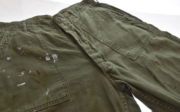 ミリタリー Military 70's BAKER PANTS ベイカーパンツ 34 31 ボトムスその他 グリーン 103MB-490
