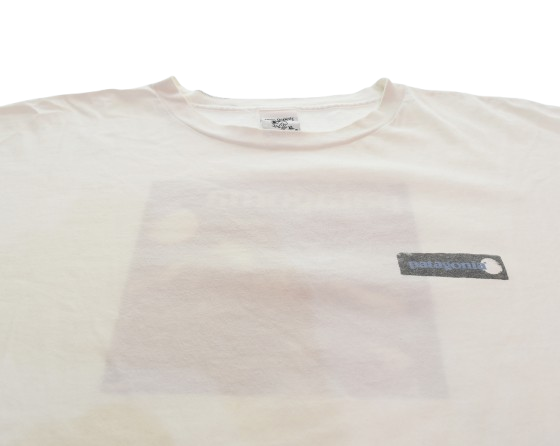 パタゴニア PATAGONIA 90s Organic cotton Benefical T's Made in USA 90's ベネフィシャルT USA製 ロンT ホワイト LLサイズ 103MT-3219