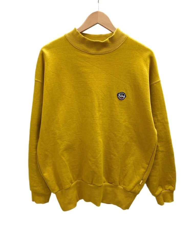 ケボズ Keboz BB SMALL WAPPEN SWEAT MOCKNECK YELLOW プルオーバー ...