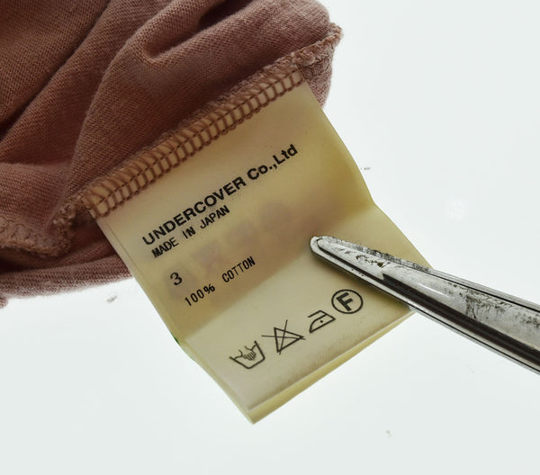 アンダーカバー UNDERCOVER UNDERCOVERISM 06ss T期 KLAUS WAHNFRIEDEN Tシャツ アーカイブ 2006ss 3 Tシャツ ピンク 103MT-2537