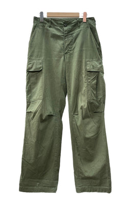 ミリタリー Military 60s 60年代 U.S.ARMY ジャングルファティーグ ファティーグパンツ リップストップ アメリカ軍 Vintage ヴィンテージ 緑 無地 カーゴパンツ カーキ REGULAR-SMALL 104MB-218