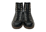 ロンウルフ LONE WOLF CARPENTER BOOTS カーペンター ブーツ ワーク 編み上げ ハイカット シューズ 黒 F01615 メンズ靴 ブーツ ワーク ブラック UK 7 104S-940