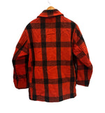 ヴィンテージ vintage 50's～ 50年代～ ウール ハンティングジャケット バッファローチェック ブロックチェック CONMATIC ZIP 38 ジャケット レッド 101MT-5444
