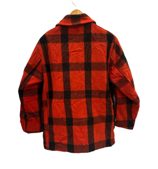 ヴィンテージ vintage 50's～ 50年代～ ウール ハンティングジャケット バッファローチェック ブロックチェック CONMATIC ZIP 38 ジャケット レッド 101MT-5444