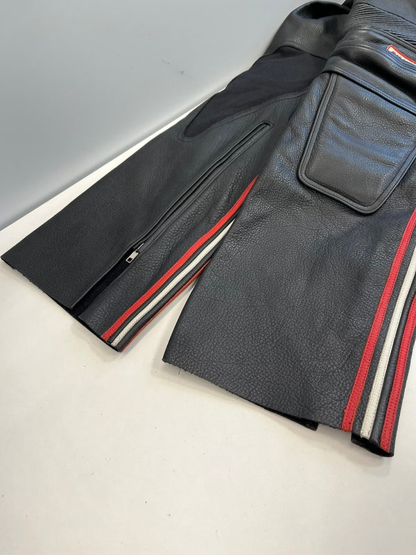 シンプソン SIMPSON 本皮 レザーパンツ バイカーパンツ ツーリング バイク用品 黒  ボトムスその他 ブラック Lサイズ 101MB-777