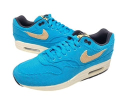 ナイキ NIKE Air Max 1 PRM Corduroy エアマックス1 PRM コーデュロイ 水色　 FB8915-400 メンズ靴 スニーカー ブルー 27cm 101-shoes1756