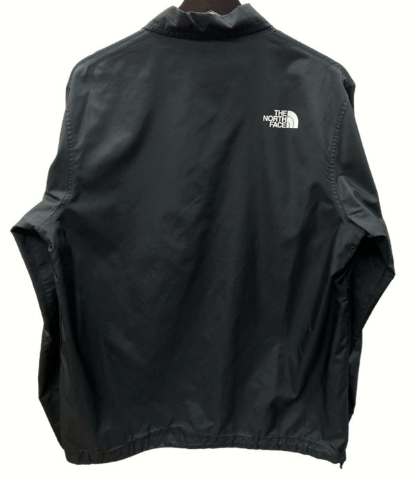 ザノースフェイス THE NORTH FACE Nylon Coach Jacket ナイロン コーチジャケット フロントボタン BLACK 黒 NP21836 ジャケット ロゴ ブラック Lサイズ 104MT-703